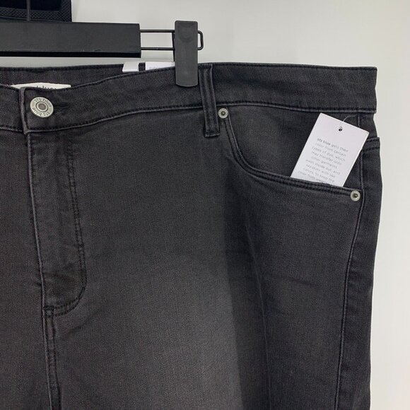 STS Blue Shorts Aubrey Mid Rise Gray Denim Fray Hem Cutoff - Picture 2 of 8